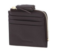 Coccinelle Tassel Credit Card Holder Kartenetui Fondant Brown Dunkelbraun Neu