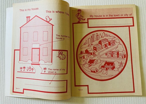 Vintage Lot of Preschool Practice Workbooks 1988 Home Schooling - Picture 3 of 13