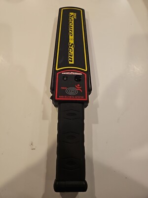 Pyle Secure Scan Handheld Metal Detector Wand Event Security Scanner Tested
