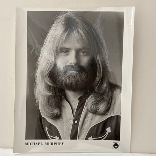 Foto promocional original vintage de Michael Murphy en blanco y negro 8x10 2 - Imagen 2 de 9