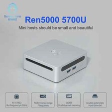 2023 GenMachine Mini PC Ren5000 5700U AMD Ryzen7 5700U Win11 DDR4 NVMe WiFi6 NUC