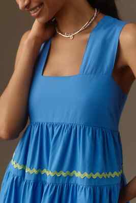 helena square neck tiered midi dress The Helena Square-Neck Tiered Midi Dress: Smocked