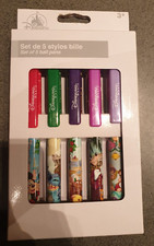 Set Of 5 Ballpoint Pens Attractions Disneyland Paris