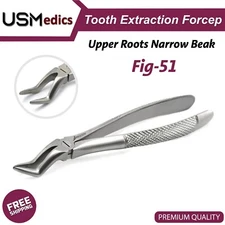 Dental Tooth Extraction Forceps for Upper Roots Extracting Forceps Fig-51 NEW