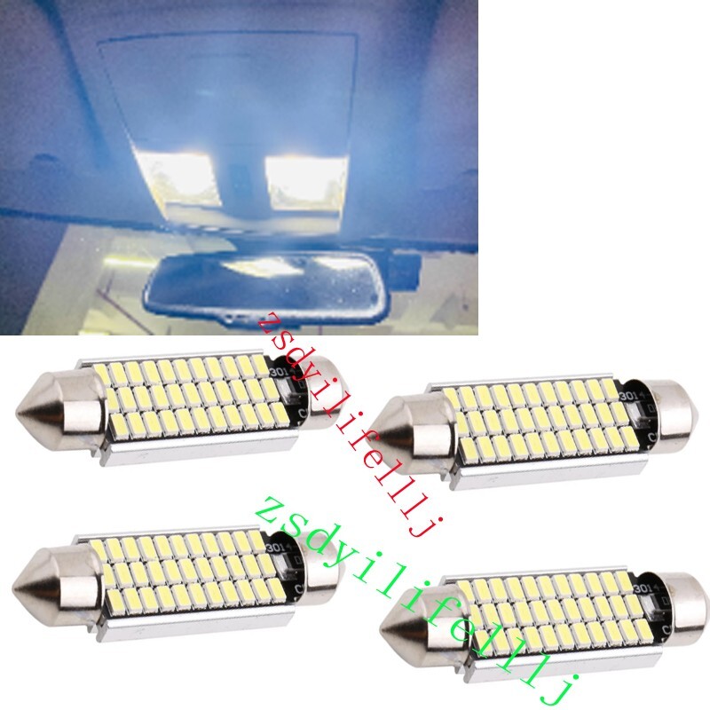 4x For Chrysler 300C 2004-2010 Car Interior Reading Light Lamp White Led Bulb ae