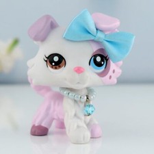 Custom Pets LPS Collie dog Ice Cream dog with LPS Accessories Kids Gift Rare