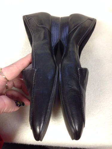 Chadwicks Black Size 6 1/2 6.5 Slip On Shoes - Picture 5 of 10