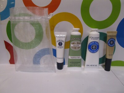L'OCCITANE ~ DRY SKIN HAND CREAM & LIP BALM & NAIL CREAM ~ 1 OZ / 0.39 OZ / 0.25