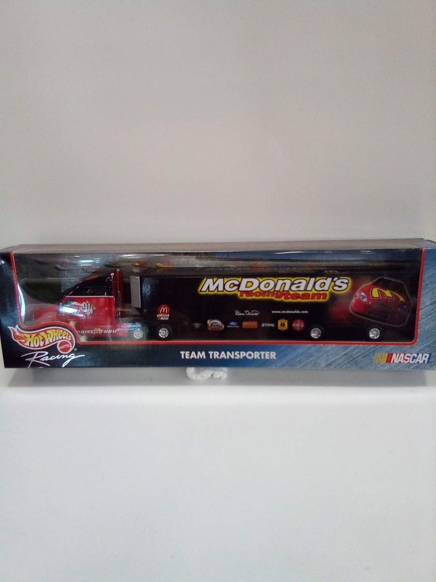 Mattel Hot Wheels Racing McDonald's NASCAR Team Transporter