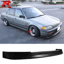 Fit 88-91 Honda Civic EF CS Style Front Bumper Lip Spoiler Unpainted PU