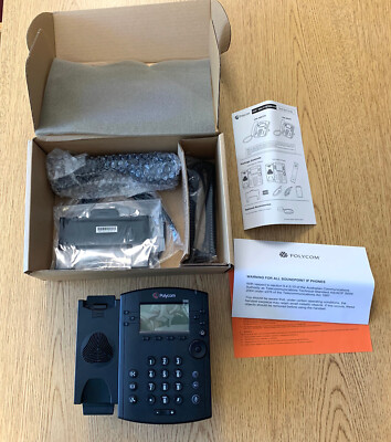 Polycom VVX 310 IP Phone, Part# 2200-46161-025, Open Box