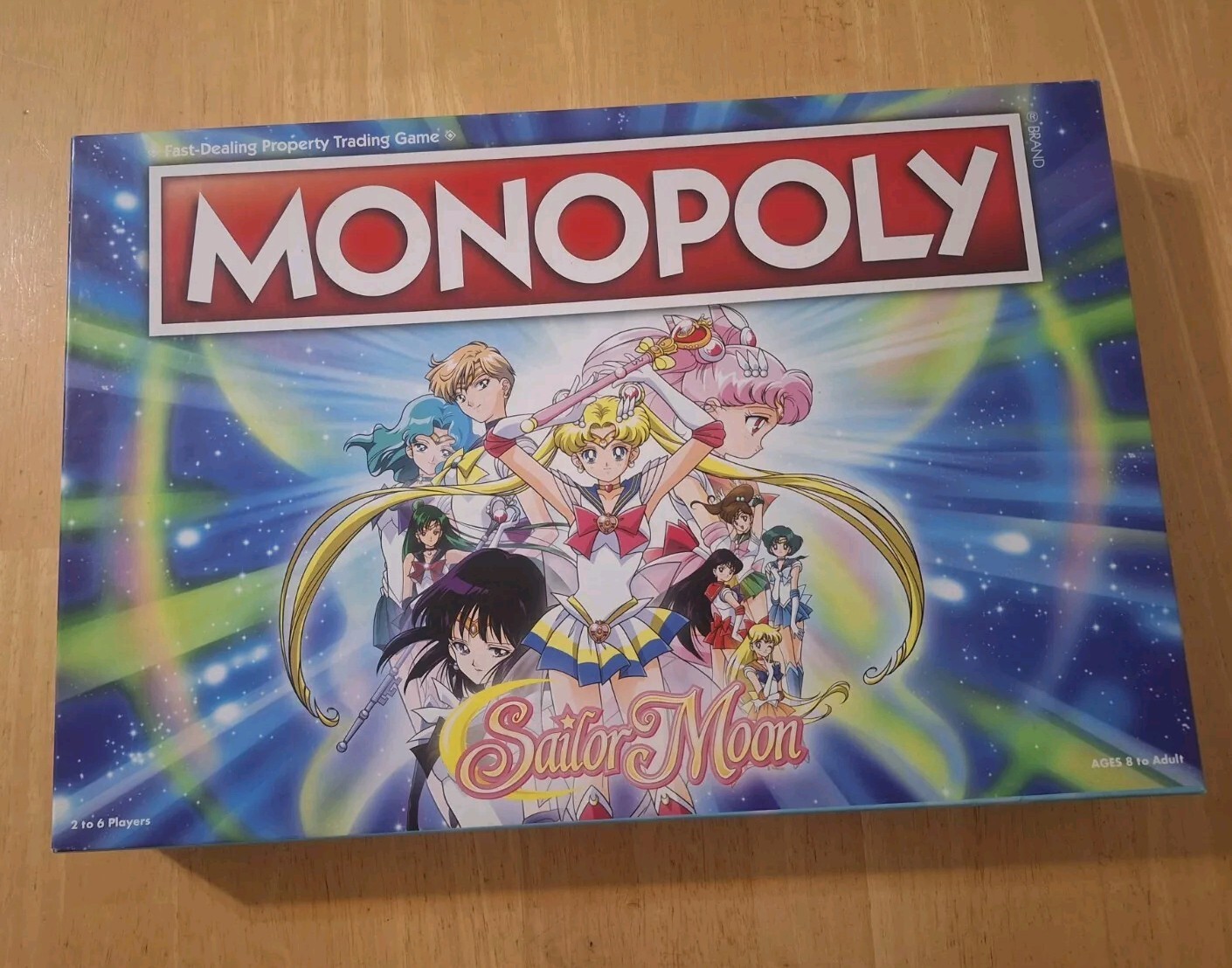 MONOPOLY SAILOR MOON Board Game 2018 USAopoly Complete Minus Instructions