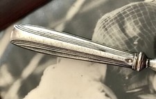 Antik franz&ouml;sisch Art D&eacute;co Tortenschaufel Besteck Silber Minerva getestet