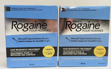 NEW! 2X! Rogaine Men's 2% Minoxidil Solution Hair Loss & Regrowth 60mL EXP 2026