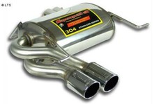 Supersprint Edelstahl Sportauspuff 2x80mm eingerollt  BMW 3er E92 Coupe Bj.05-06