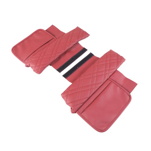Red Color Car Armrest Box Cushion For BMW 7 Series 2023+ Handrest Protect Cover - Picture 7 of 9