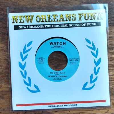 PROFESSOR LONGHAIR: Big Chief 7'' Vinyl Single NEW ORLEANS FUNK Mardi Gras RSD 45