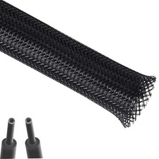 Aibole 25ft1/4 Inch Pet Expandable Braided Cable Sleeve Wire Loom Wire Sleeving