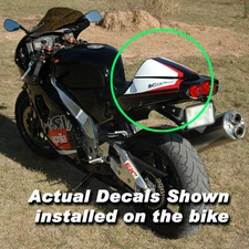 rear numberplate decals fits aprilia 1999-2000.5 rsv