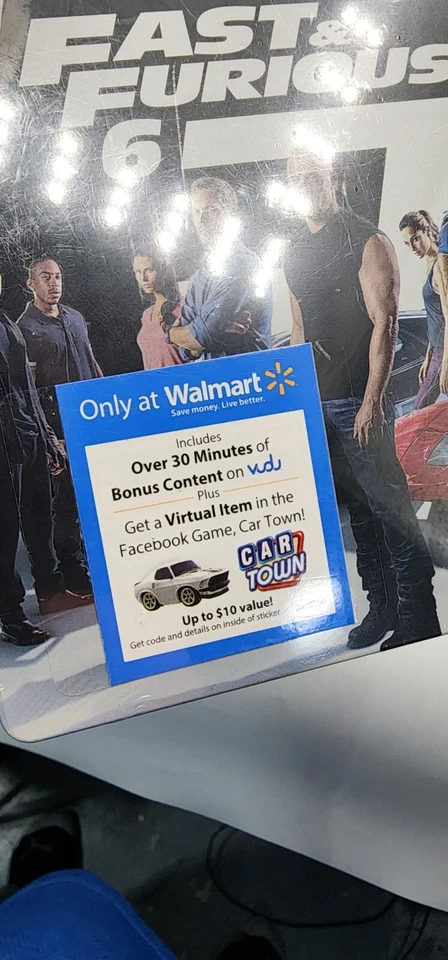 NEW FAST & FURIOUS 6 Collectible Limited Steel Blu-Ray+DVD+Digital HD Walmart - Image 4 of 4