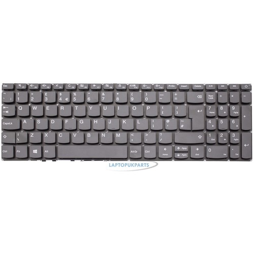 New Replacement for Lenovo IdeaPad V330-15IKB Grey UK Layout Laptop Keyboard - Afbeelding 2 van 4