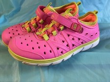 Stride Rite Made 2 Play Phibian Pink Girls Size 13 Water Shoes Sneakers