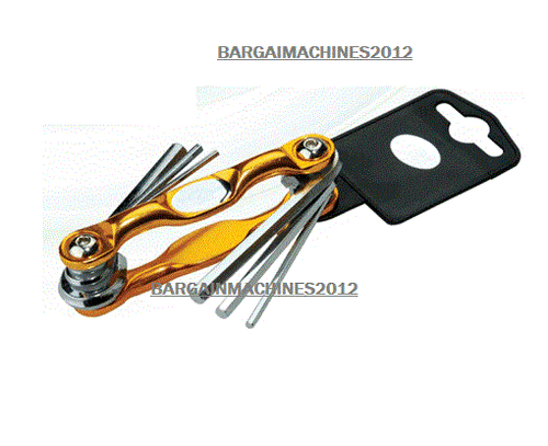 JINZEN 6 PIECE FOLDING HEXAGON ALLEN WRENCH JZ-71206 - Picture 3 of 4