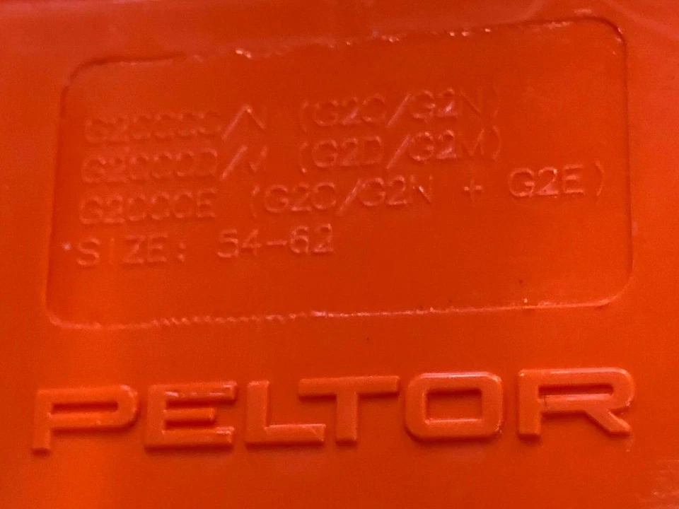 US Army Baustellenhelm PELTOR orange - Bild 4 von 4