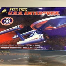 StarTrek U.S.S. Enterprise NCC-1701 Polar Lights 3 In 1 Model Kit Factory Sealed