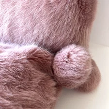 Set Of 2 Fennco Styles Plush Faux Rabbit Fur Pom Pom Decorative Throw Pillows