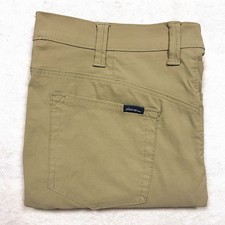 Eddie Bauer Men  s Travex Horizon Chino Pants 36x32 Khaki Nylon Outdoor Hiking