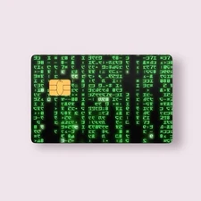 Coding Credit Card Sticker Debit Skin Decal Cover