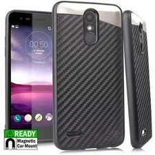 GSA Case Blade Carbon Fiber For LG K10 2018, K30 & Premier Pro LTE Black