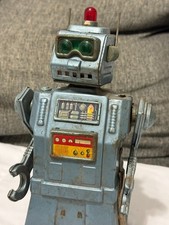 Vintage 1950s Yonezawa Tin Robot Made in Japan Original Untested