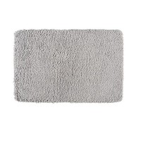 Wenko Badteppich Belize Grau 55X65Cm Badematte Rutschfest Mikrofaser Badvorleger