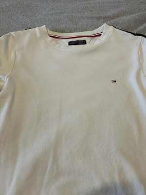 Tommy Hilfiger Damen Pulli Größe M In Weiß Sehr Gut Zustand