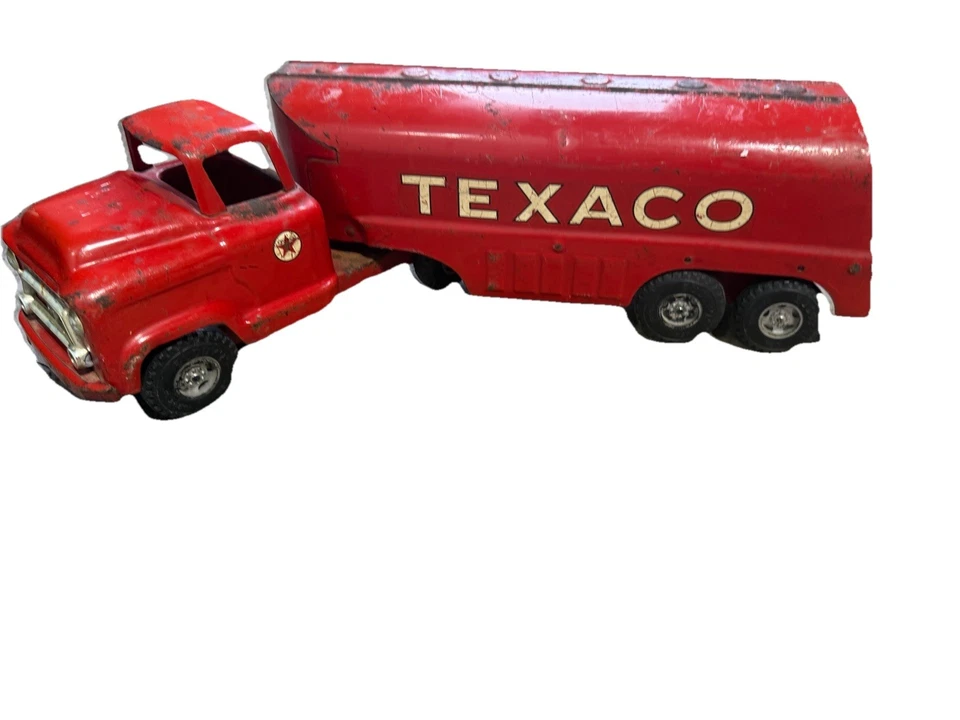 Camión cisterna de combustible Texaco de acero prensado BUDDY L de colección Foto 2 de 4