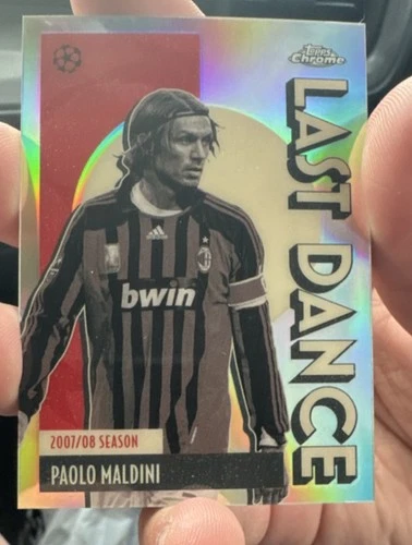 2026 Topps Chrome Last Dance Paolo Maldini LD-11 Insert AC Milan UCL 2007/08