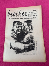 GAY INTEREST newspaper BROTHER forum MEN AGAINST SEXISM in love BISEXUAL 1974
