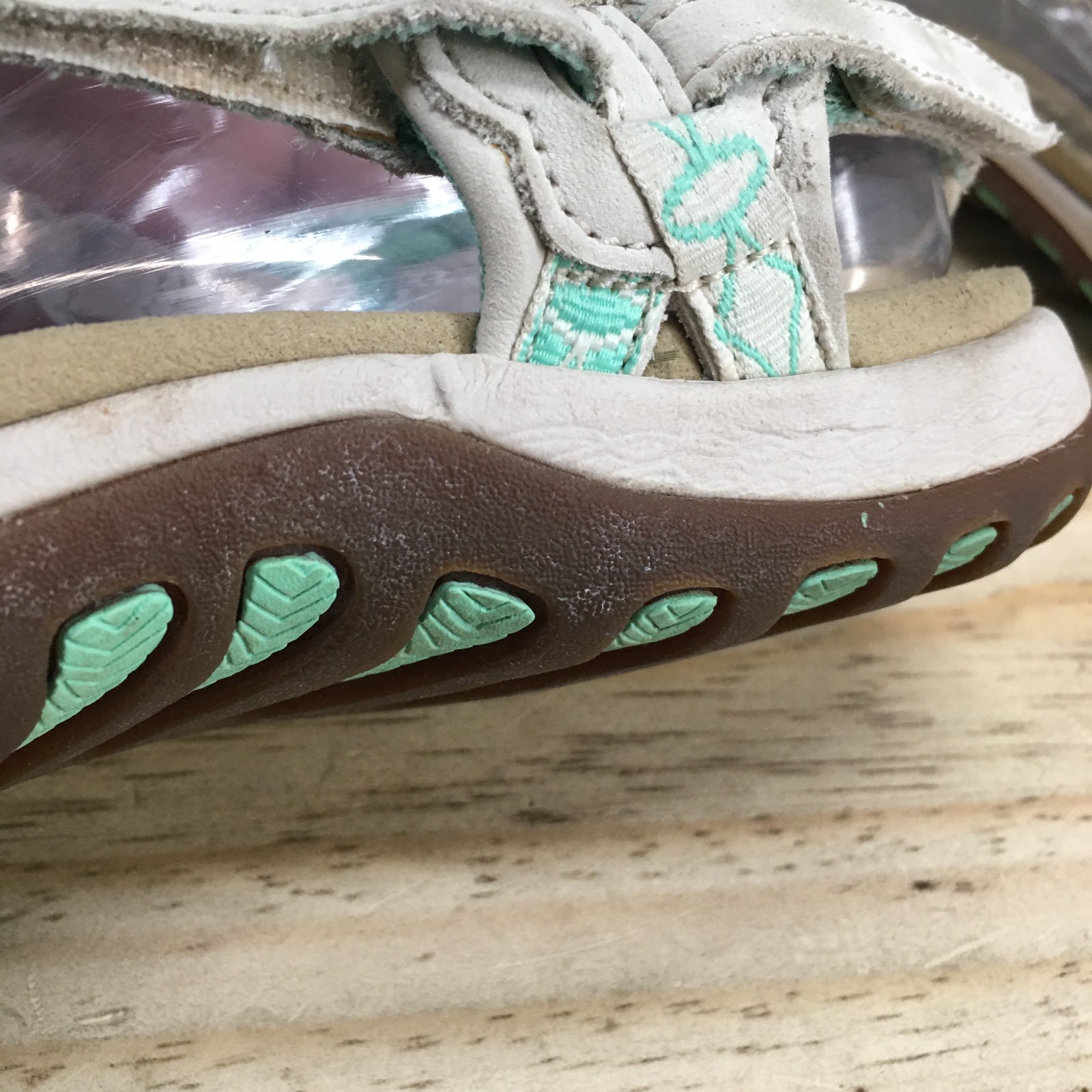 Merrell sandali donna 9 giacardia cinturino avorio casual comodi punta aperta J57596