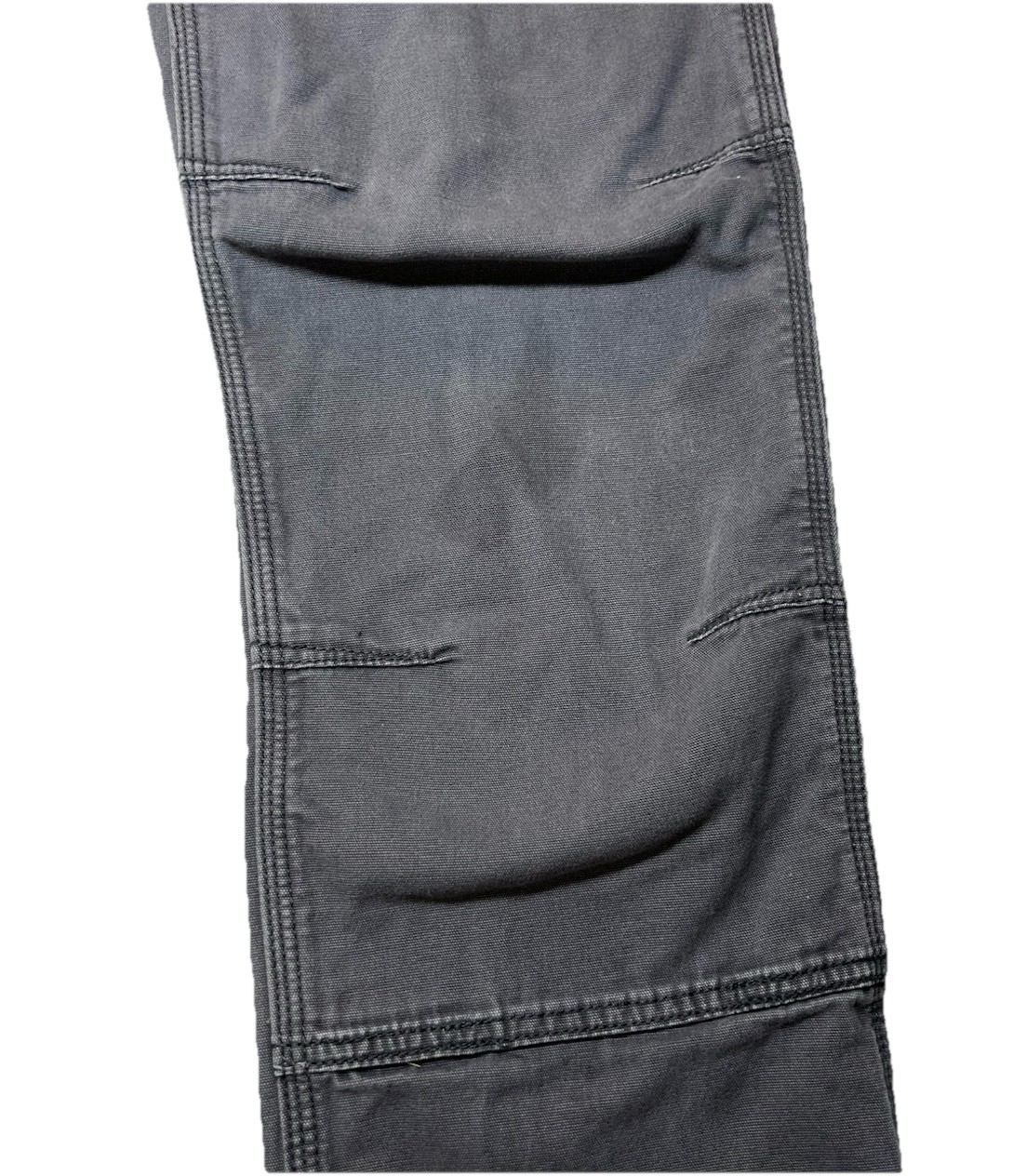 Carhartt Double Knee Pants Rugged Flex Mens 31x31 Relaxed Fit Gray Canvas Work thumbnail 5