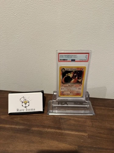 PSA 5 Dark Charizard Holo 4/82 Team Rocket 2000 Pokémon TCG