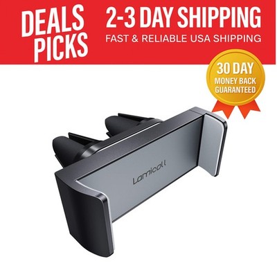 Compact Car Cell Phone Holder with Adjustable Angles - Perfect for Safe Driving