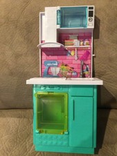 2016 Barbie KITCHEN FURNITURE PLAYSET- OVEN SINK STOVE MICROWAVE