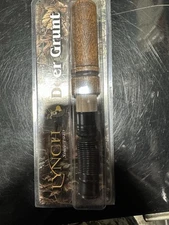 Lynch Vintage Deer Grunt Call Lynch's Deer Hunting Whitetail Call Wood & Plastic
