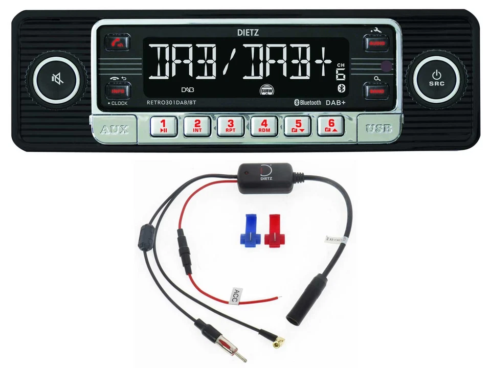 Dietz MP3 DAB Bluetooth USB Autoradio für Toyota Highlander Matrix RAV 4 - Bild 2 von 4