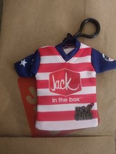 Limited Edition Jack In The Box Mini Jersey Keychain Soccer World Cup USA