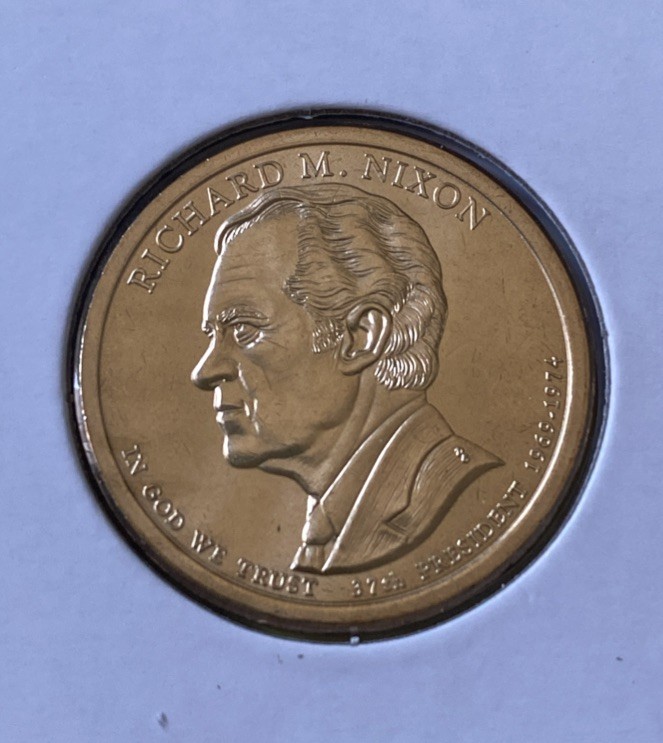 2016 P Richard Nixon Presidential Dollar $1 Coin BU Uncirculated Position A