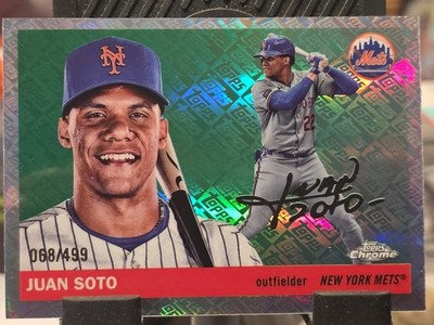 2025 Topps Chrome Platinum Anniversary - Juan Soto #199 Topps Refractor /499