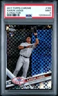 2017 TOPPS CHROME X-FRACTOR #169 AARON JUDGE ROOKIE RC PSA 9